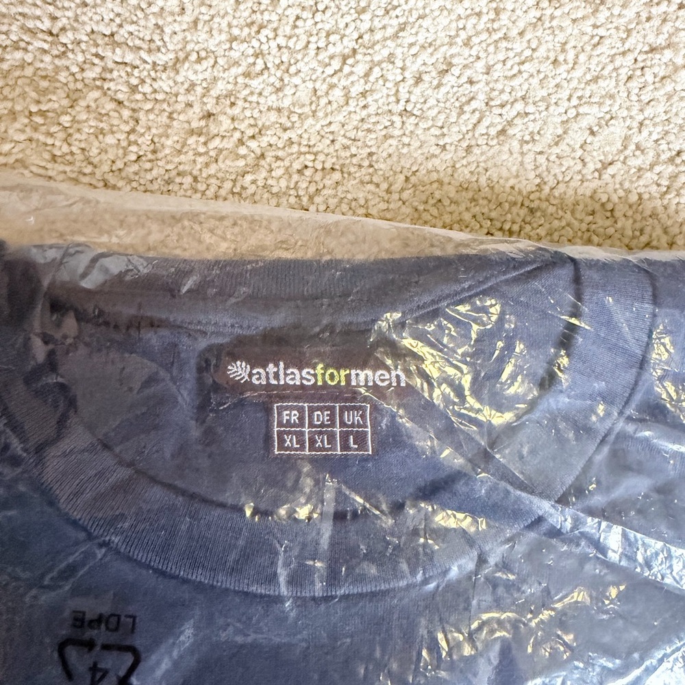 Atlas for Men Navy Short Sleeve Tee